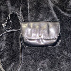 HOBO The Original Vintage Black Leather Crossbody Bag
